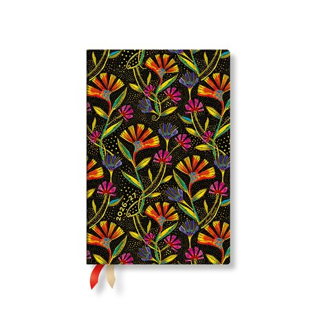 2027 Wild Flowers Mini Horizontal Hardcover 18-Month Weekly Planner, 208pg, 80GSM by Paperblanks (Playful Creations)