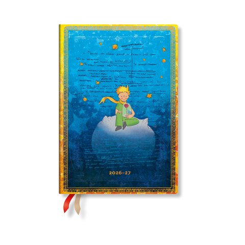 2027 Saint-Exupéry, The Little Prince Midi Horizontal Hardcover 18-Month Weekly Planner, 208pg, 80GSM by Paperblanks (Embellished Manuscripts Collection)