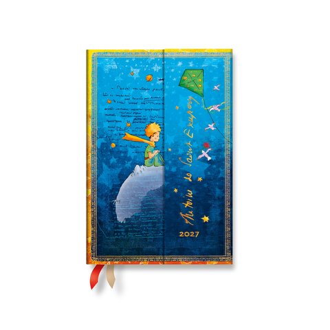 2027 Saint-Exupéry, The Little Prince Mini Hardcover 12-Month Daily Planner, 416pg, 80GSM by Paperblanks (Embellished Manuscripts Collection)