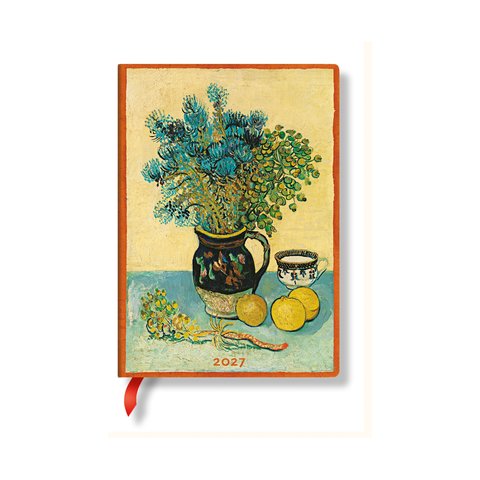 2027 Van Gogh's Still Life Midi Horizontal Hardcover 12-Month Weekly Planner, 160pg, 100GSM by Paperblanks