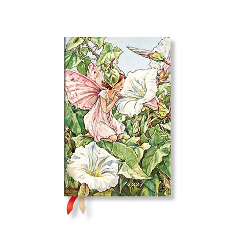 2027 Bindweed Fairy Mini Horizontal Softcover 12-Month Weekly Planner, 176pg, 100GSM by Paperblanks (Flower Fairies)
