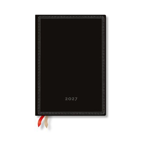 2027 Black Edition Bold Midi Vertical Softcover 12-Month Weekly Planner, 176pg, 100GSM by Paperblanks (Black Edition)
