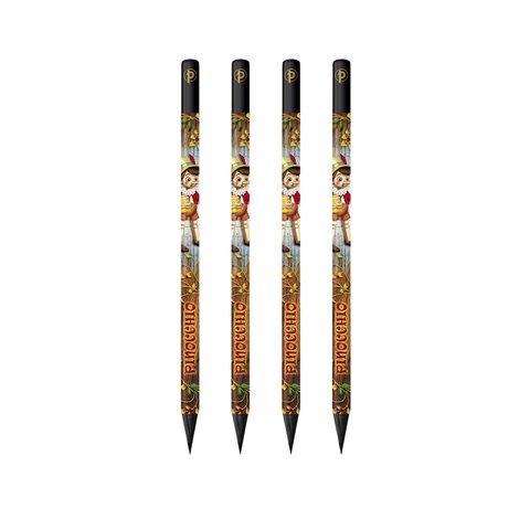 Carlo Collodi, Pinocchio 4 Pack Pencils by Paperblanks (Fairy Tale Collection)
