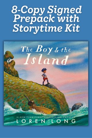 The Boy & the Island 8-copy signed prepack + storytime kit