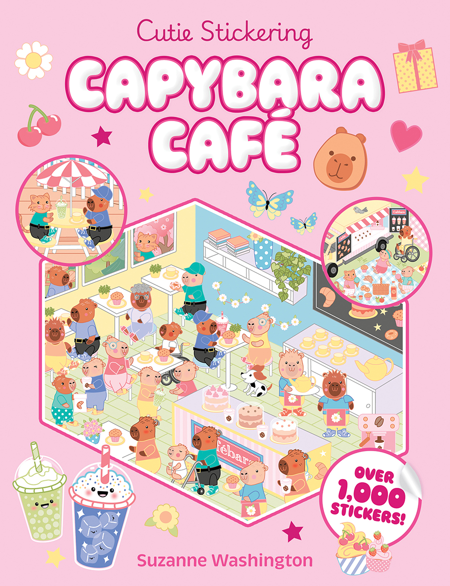 Cutie Stickering: Capybara CafA
