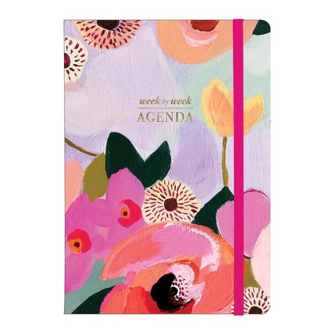 Painted Petals Gilded Undated Planner