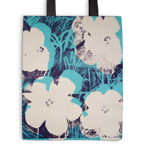 Tote Bag Canvas Andy Warhol Poppies