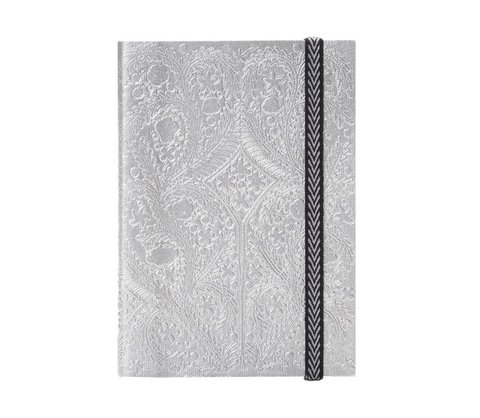 Christian Lacroix Silver A5 8" X 6" Paseo Notebook