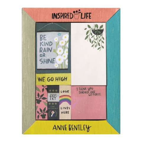 Anne Bentley Inspired Life Desktop Sticky Notes Box
