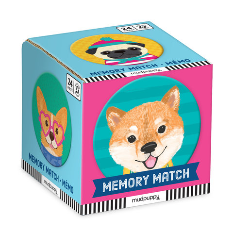 Dog Portraits Mini Memory Match