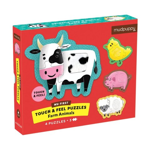 Farm Animals My First Touch & Feel Puzzles