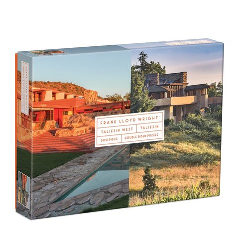 Frank Lloyd Wright Taliesin and Taliesin West 500 Piece Double-Sided Puzzle