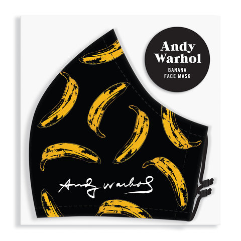 Andy Warhol Banana Face Mask