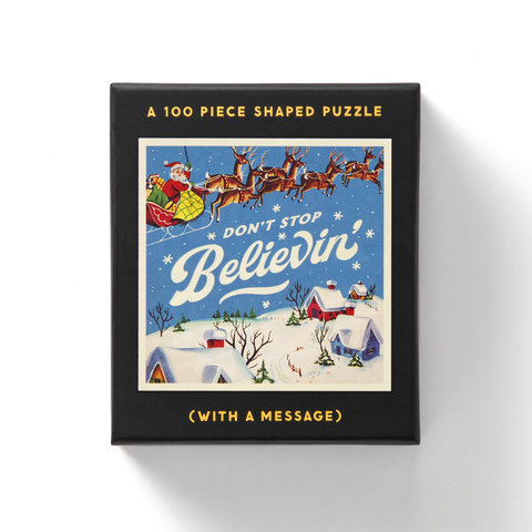 Don't Stop Believin' 100 Piece Mini Shaped Puzzle