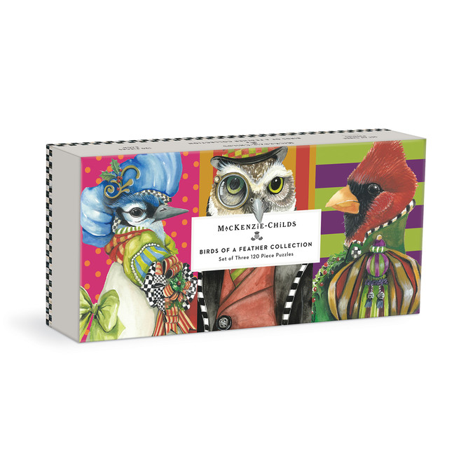 Mackenzie-Childs Birds of a Feather Collection Puzzle Set