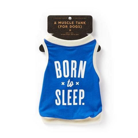 Born To Sleep Dog Tank - XS