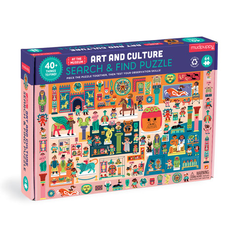 Art and Culture At the Museum 64 Piece Search & Find Puzzle