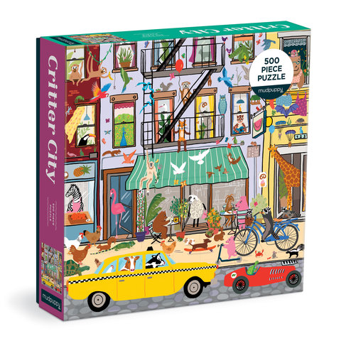 Critter City 500 Piece Family Puzzle