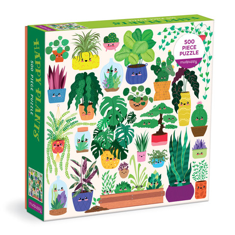 Happy Plants 500 Piece Family Puzzle