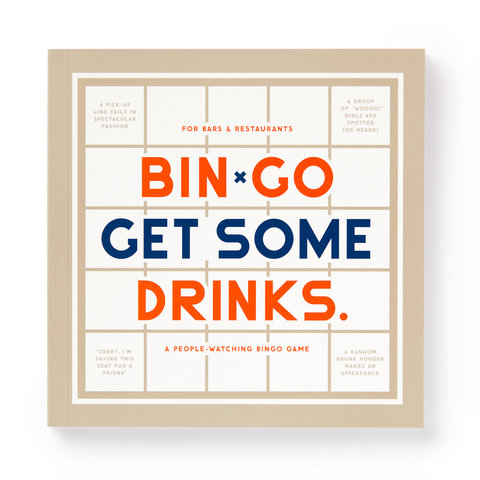 Bin-go Get A Few Drinks Bingo Book
