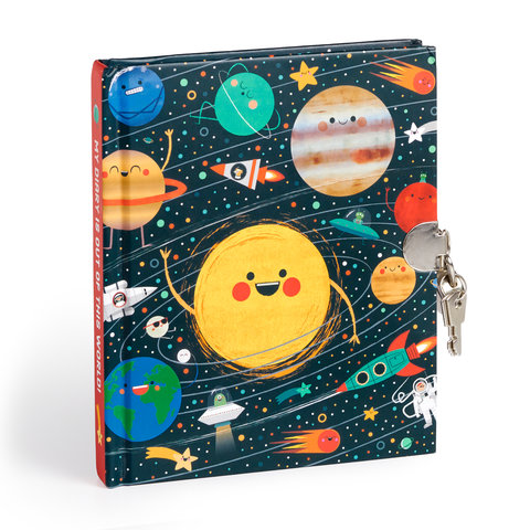 Solar System Locked Diary