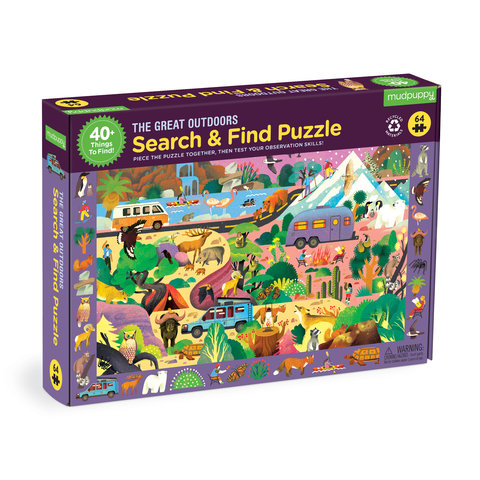 The Great Outdoors 64 Pc Search and Find Puzzle
