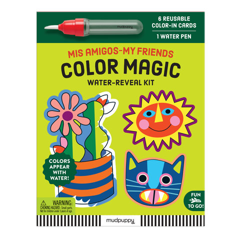 Mis Amigos-My Friends Color Magic Water-Reveal Kit