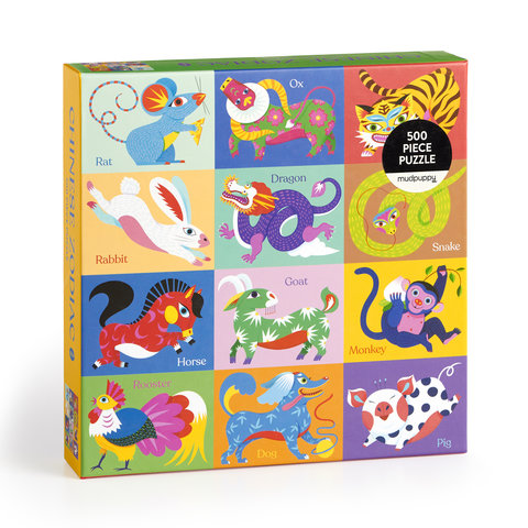 Chinese Zodiac 500 Piece Family Puzzle