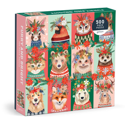 Furry And Bright 500 Piece Puzzle