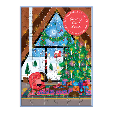Joy Laforme Cozy Cabin Greeting Card Puzzle