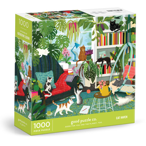 Good Puzzle Co. Cat Haven 1000 Piece Puzzle