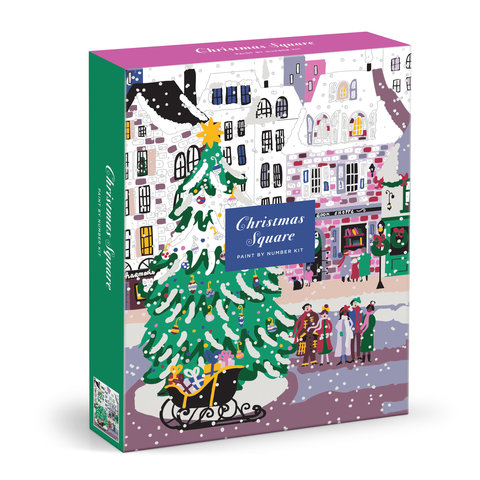 Joy Laforme Christmas Square 9 x 12 Paint by Number Kit