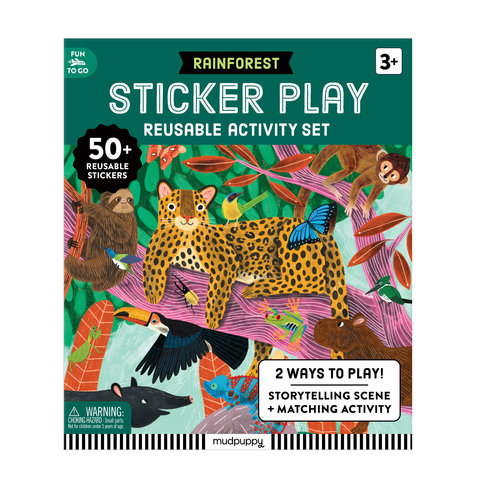 Rainforest Sticker Play Reusable Activity Set
