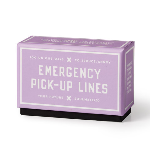 Emergency Pick-up Lines Card Set