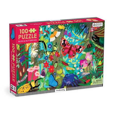 Bugs & Butterflies 100 Piece Puzzle