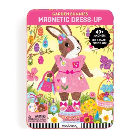 Garden Bunnies Magnetic Dress-up