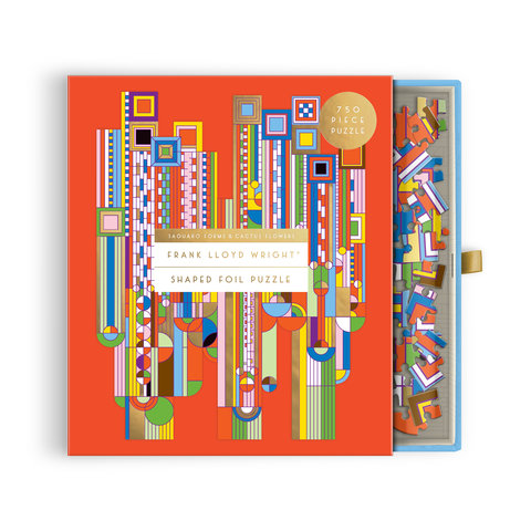 Frank Lloyd Wright​ Saguaro Cactus & Forms​ 750 Piece Shaped Foil Puzzle