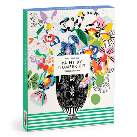 Kitty McCall Etruscan Vase 9 x 12" Paint by Number Kit
