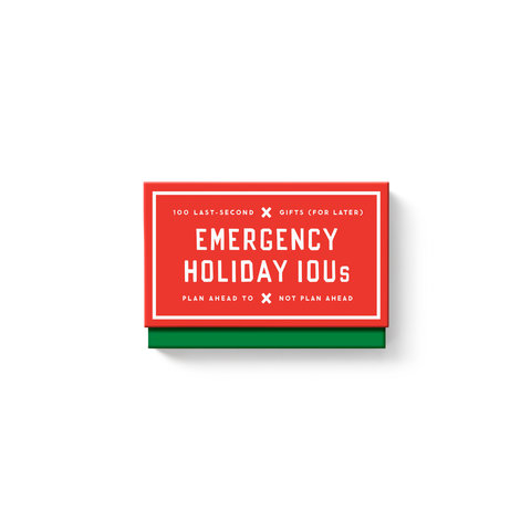 Emergency IOUs Card Set