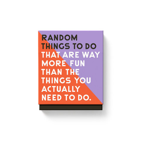 Random Things To Do Box