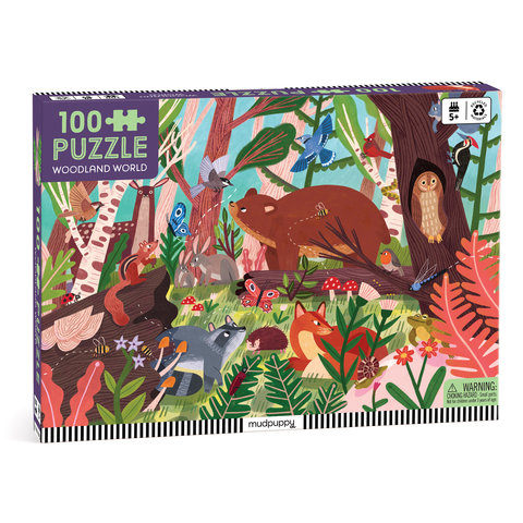Woodland World 100 Piece Puzzle