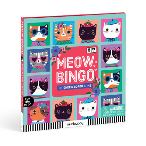 Meow Bingo! Magnetic Board Game