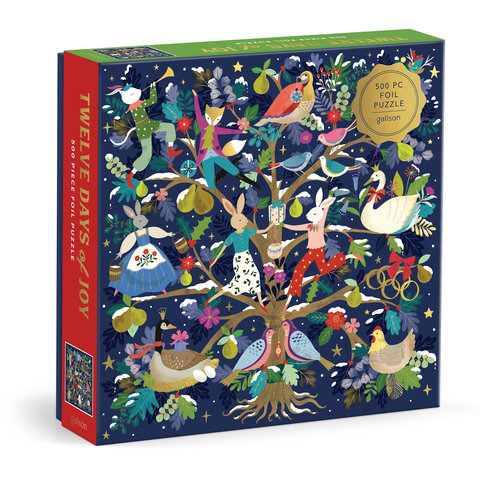 12 Days of Joy 500 Piece Foil Puzzle