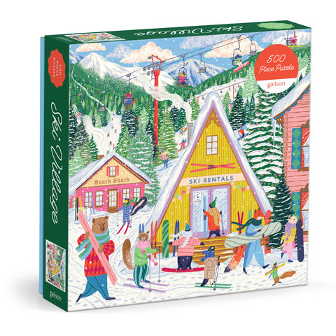Ski Village 500 Piece Puzzle