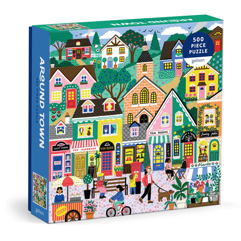 Around Town 500 Piece Puzzle in a House