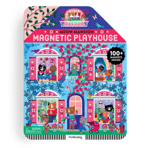 Meow Mansion Magnetic Playhouse