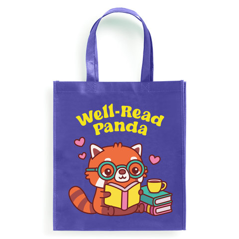 Well-Read Panda Reusable Shopping Bag