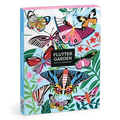 Flutter Garden 9 x 12 Paint by Number Kit