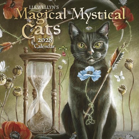 Llewellyn's 2028 Magical Mystical Cats Calendar