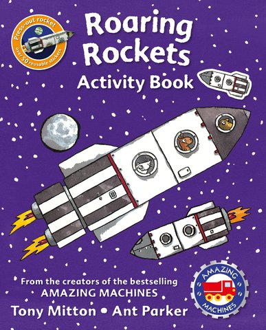 Amazing Machines Roaring Rockets Sticker Activity Book